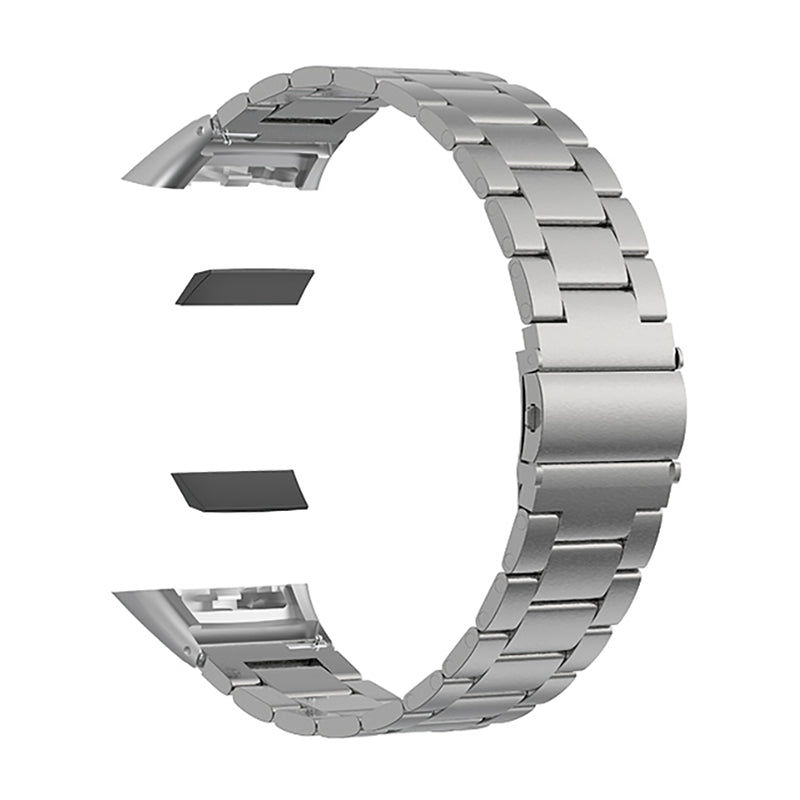 Replacement Watch Band Stainless Steel Three Beads Solid Watchband for Huawei Honor 6 Huawei Band 6 Replacement Watch Band Stainless Steel Three Beads Solid Watchband for Huawei Honor 6 Huawei Band 6